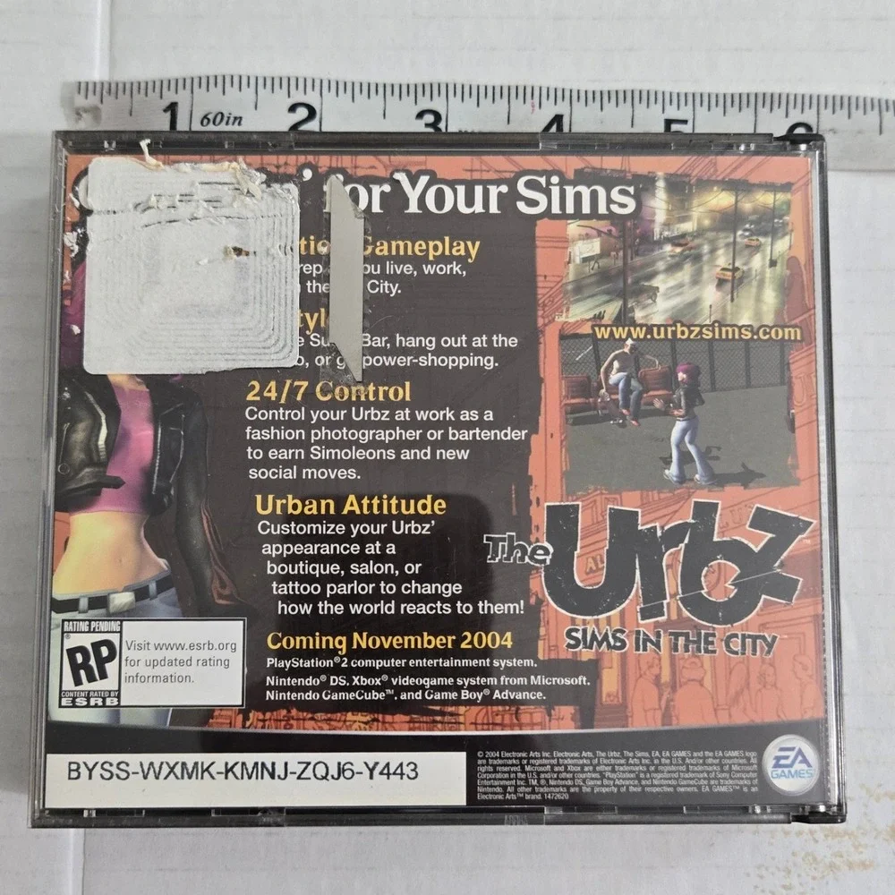 The Sims 2 PC Game 2004 Vintage 4 Disc Set Complete EA Games Y2K Retro